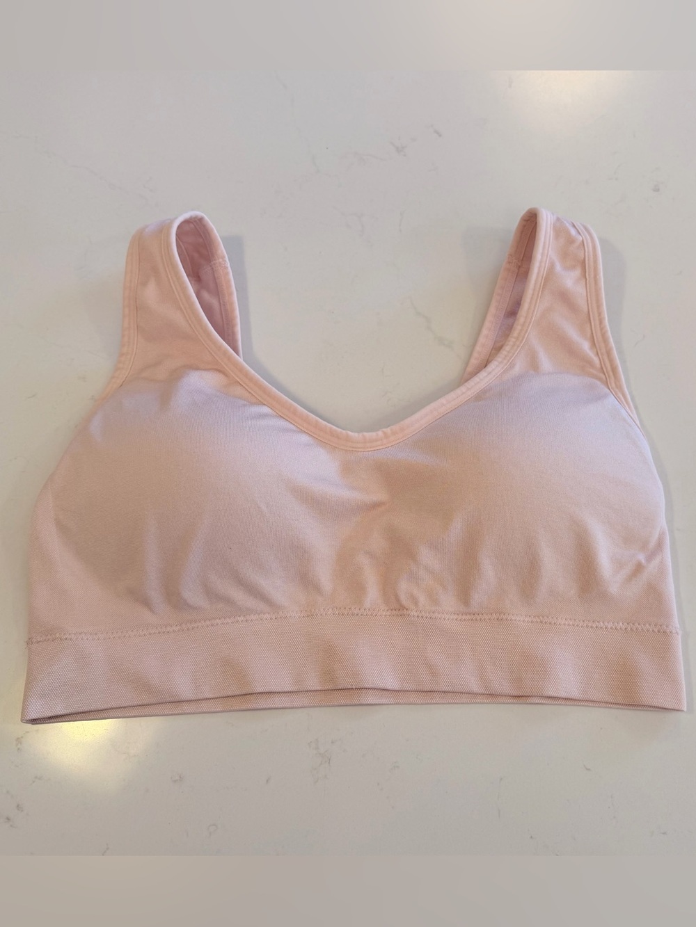 Jockey Blush Pink Wireless Seamfree Sports Bralette